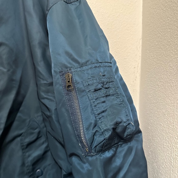 Vintage 1968 Alpha Industries USAF Flight MA-1 Reversible Bomber Jacket XX Large - Picture 2 of 9